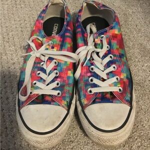 Converse Women's Multicolor Checkered Sneakers